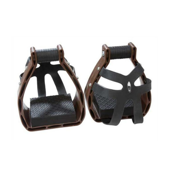 Étriers Western Vintage – Cuir Usé, Pour Selle, Authentiques
